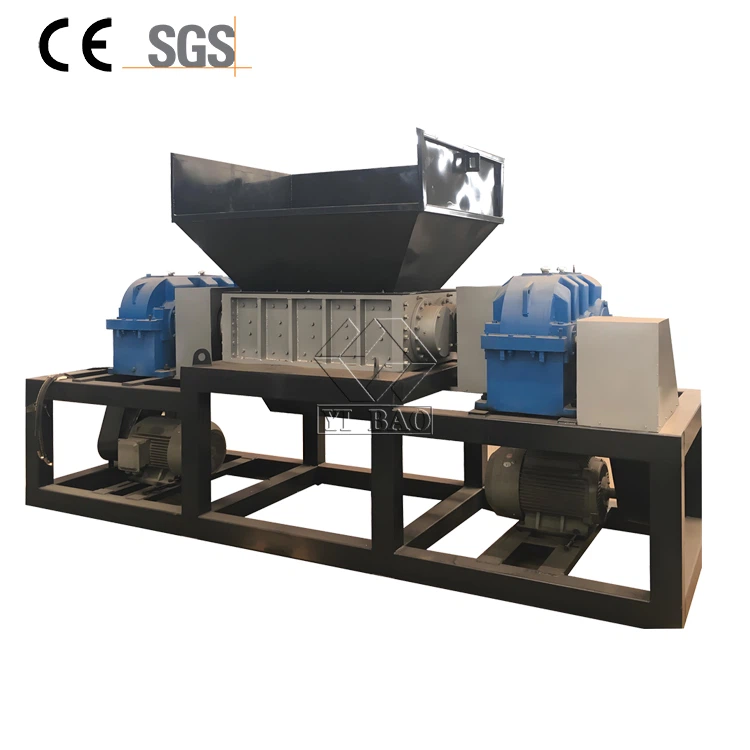 double shaft food waste plastic shredder double shaft food waste plastic shredder